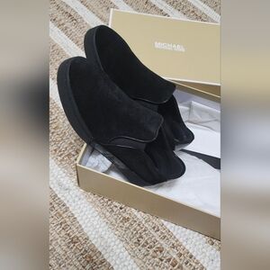 Michael Kors Black Suede Sneakers